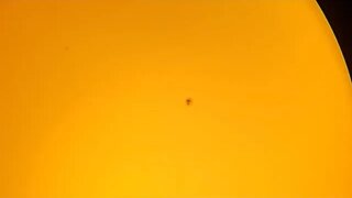 Massive Sun Spot, Livestream Sun HD Meade 8" LX200 ACF