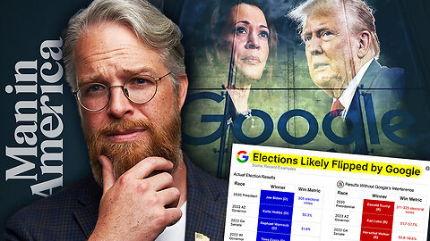 Man In America _ Dr. Robert Epstein: SHOCKING PROOF - How Google Manipulates 92% of Elections ...