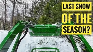 Last snow for the year? 2025R makes quick work of it!