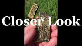Serious bling lighter I found metal detecting, a closer look!