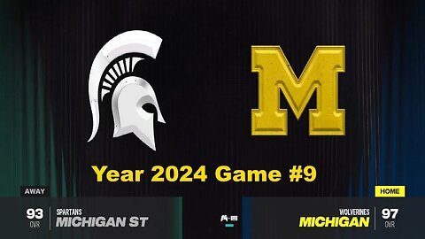 CFB 24 Michigan State Spartans Vs Michigan Wolverines Year 2024
