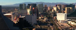 Las Vegas Strip nearly empty on Memorial Day