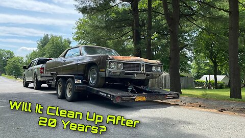 The Abandoned 455 Powered 1970 Buick Electra Goes to Its New home, But Will It Clean Up?