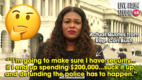 Cori Bush Hires Private Security, Calls to Defund Police Immediately After!!