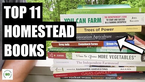 11 MUST READ Permaculture/Homesteading Books
