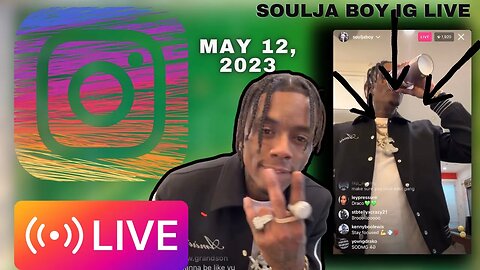 SOULJA BOY IG LIVE: Soulja Bumping His Newly Released Album After Diss NBA YoungBoy & Durk(12/05/23)