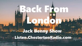 Back From London - Jack Benny Show
