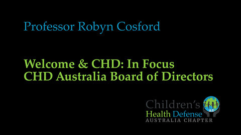 Welcome to Children's Health Defense Australia
