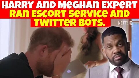 Harry and Meghan Twitter Expert ran Online Escort Service and used Twitter Bots. Receipts.