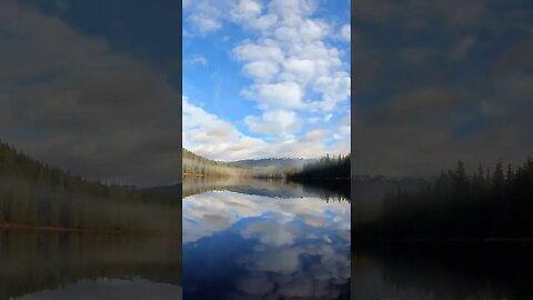 The reflection of Trillium Lake is a truly magical sight #reflection #shorts