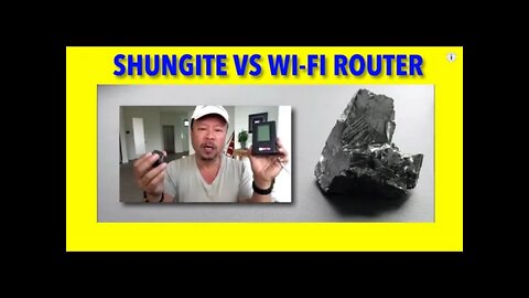 Shungite vs 5G Wifi Router (EMF protection)