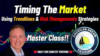 Master Class - Timing The Market With Trendlines & Risk Management Strategies In The Stock Market