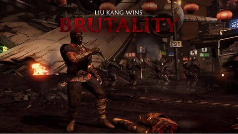 Mortal Kombat X - Liu Kang vs Gunslinger Erron Black