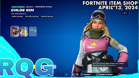 CHLOE KIM IS BACK! FORTNITE ITEM SHOP (April 13, 2024)