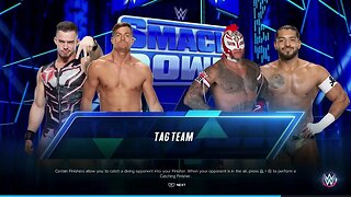 Smackdown Rey Mysterio & Santos Escobar vs Austin Theory & Grayson Waller