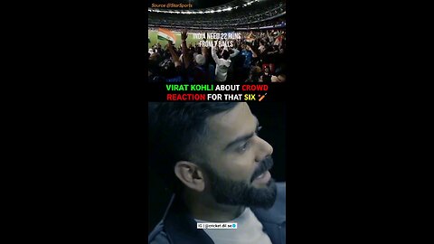 Virat Kohli throught for winning short ♥️♥️♥️♥️