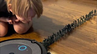 Roomba vs GI Joes!!!!