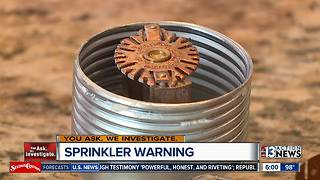 Hundreds of Nevada homes have fire sprinkler with history of unexplained deployments