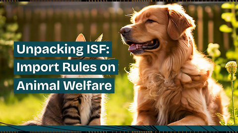 Navigating Importer Security Filing for Goods with Animal Welfare Restrictions