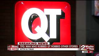 Tulsa Police looking for man who's responsible for recent Quiktrip robberies