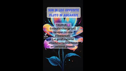 TAURUS ♉️ - Sun in Leo opposite Pluto in Aquarius energy #astrology #tarotary #taurus