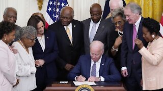 President Biden Signs Bill Making Juneteenth A Federal Holiday