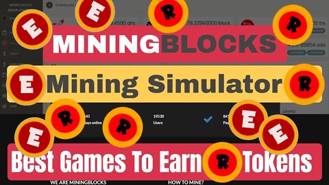 Mining Blocks Mining Simulator , Earning R Tokens Best Games , Earn Free Crypto