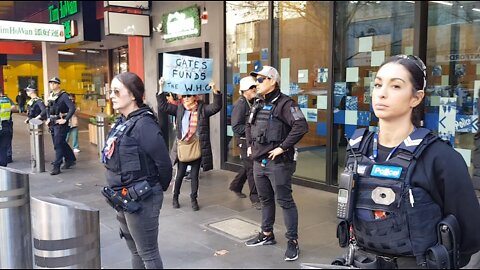 Melbourne Protest Rally 25 06 2022 Part 5 of 6