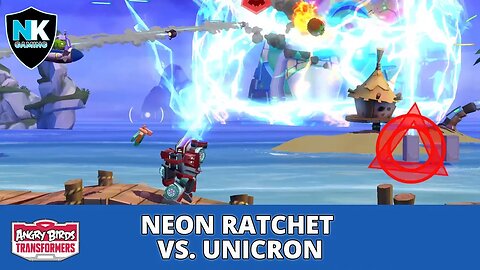 Angry Birds Transformers - Neon Starscream Event - Day 2 - Mission 2 - Neon Ratchet vs. Unicron