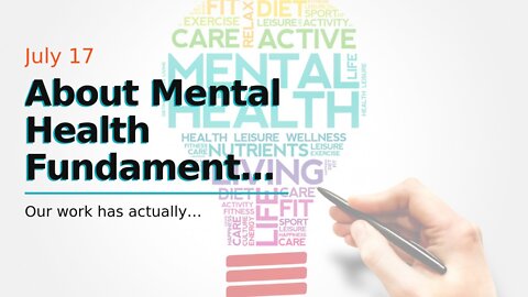 About Mental Health Fundamentals Explained