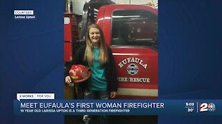 Eufuala welcomes first female firefighter
