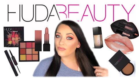 HUDA BEAUTY HAUL/UNBOXING- FULL FACE FIRST IMPRESSION HIT OR MISS??