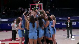 Mount Notre Dame basketball team wins the Division I state championship