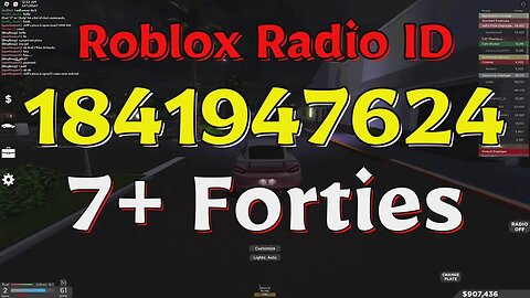 Forties Roblox Radio Codes/IDs