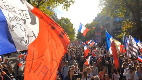 Rendez-vous de la Résistance, Place Denfert-Rochereau à Paris le 22 Octobre 2022 - Vidéo 6.