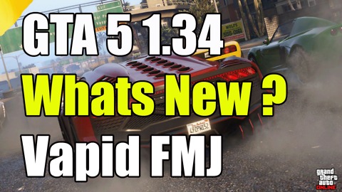 GTA 5 Online 1.34 Whats New Vapid FMJ "GTA 5 1.34 Out Now"