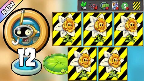 Plants vs Zombies 2 - Big Beach Brawl 2023 Level 12 [Plants Lvl 1 & No Premium] + DOWNLOAD