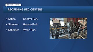 Denver reopening 6 rec centers today