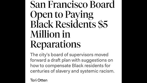 San Francisco Reparations Qualifications