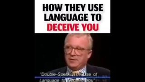 How They Use Language To Deceive You / Word Sorcery is the language of the serpent’s tongue