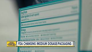 FDA working to limit dosage of over-the-counter Imodium because people are increasingly abusing it