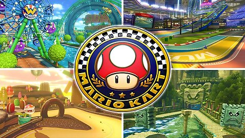 Mario Kart 8 Deluxe - Mushroom Cup Grand Prix | All Courses (1st Place)