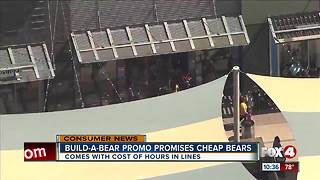Build a bear promo promises cheap bears