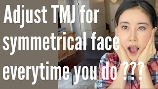 Reset TMJ to fix asymmetrical face | Koko Face Yoga