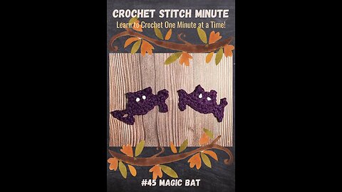 Magic Bat: 1 Minute Crochet #45