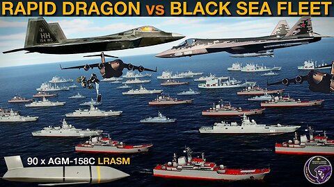 Two US C-17s With Rapid Dragon vs Russian Black Sea Fleet (WarGames 125) | DCS