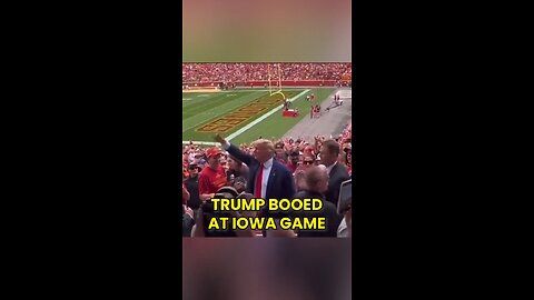 DONALD Trump gets Booed