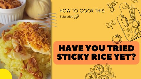 Have you tried sticky rice yet? | How to cook this | Amazing short cooking video #shorts #foodie