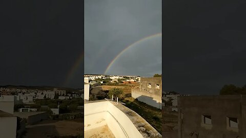 Tunisian Ambience Part 20: Double Rainbow #nature #rainbow