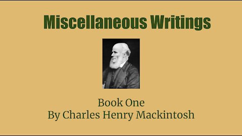 Miscellaneous Writings of CHM Book 1 Final Perseverance What is it Audio Book